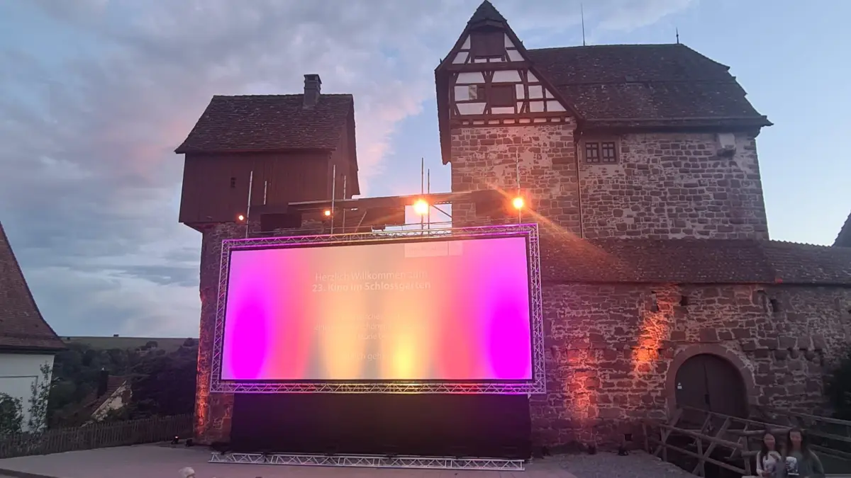 Die beeindruckende Kulisse des Schlosses passte auch zum dramatischen Film.