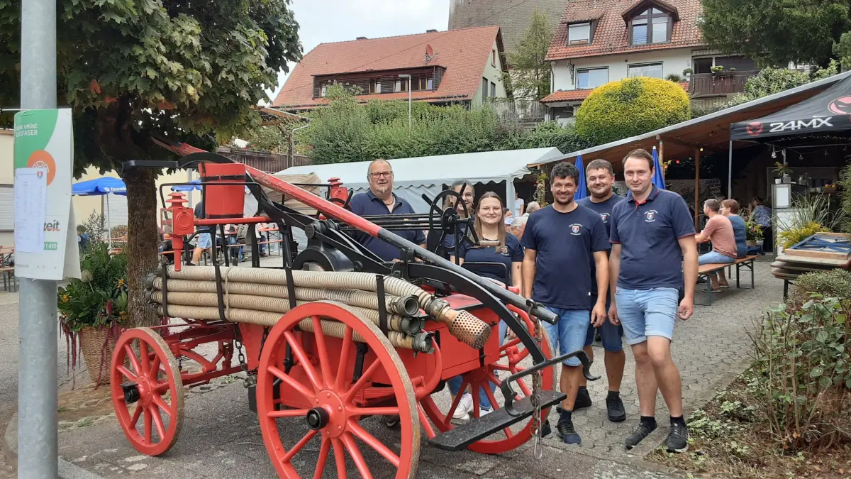 Beim diesjährigen Dorfhock der Feuerwehr Dörlinbach gab es so einiges zu erleben