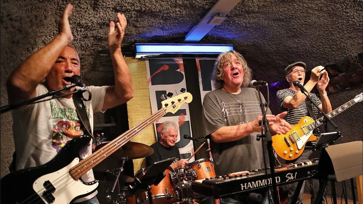 Die Black Forest Blues Band spielt im Schopfheimer Oberfeld.