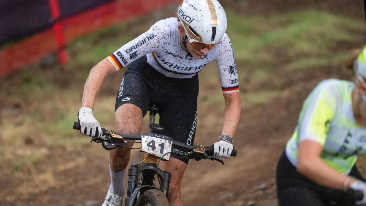 1079606522 / 2026 UCI Mountain Bike World Cup Ronja Eibl of Germany, representing Origine Racing Division, competes during the 2026 UCI Mountain Bike World Cup Women s Cross-country Short Track in Pal, Andorra, on July 10, 2026. Pal Andorra PUBLICATIONxNOTxINxFRA Copyright: xMartinxSilvaxCosentinox originalFilename:silvacosentino-ronjaeib260601_np8ln.jpg