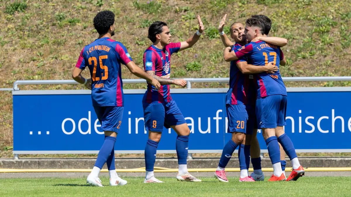 Der 1. CfR Pforzheim ist in dieser Saison in der Oberliga Baden-Württemberg noch ungeschlagen.