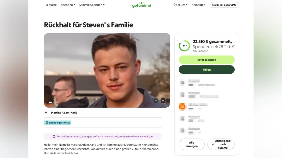 Unverhoffte Hilfe kommt von der Dame, die den Wohnwagen der Familie gekauft hat.