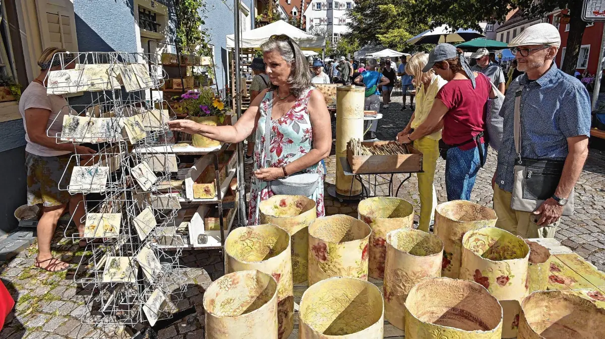 Auch in diesem Jahr gibt es im Zuge der Keramikwochen in Hüfingen wieder einen Töpfermarkt.