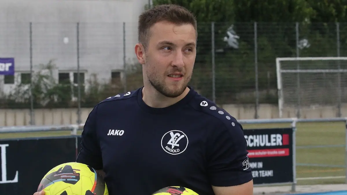 Joel Mogler wird auch gegen den VfL Mühlheim im Nagolder Tor stehen.