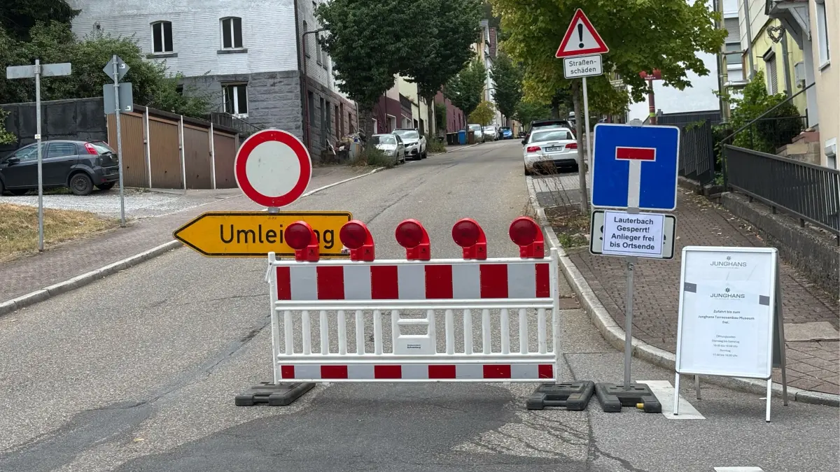 Die gesperrte Landesstraße zwischen Schramberg und Lauterbach treibt derzeit viele Autofahrer über den Mückenberg oder den Bereich Hinterholz.