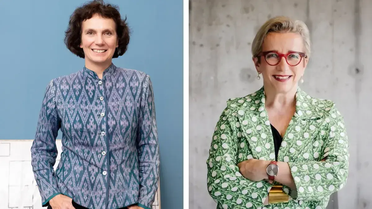 Staatsgaleriedirektorin Christiane Lange und Kunstakademierektorin Eva-Maria Seng
