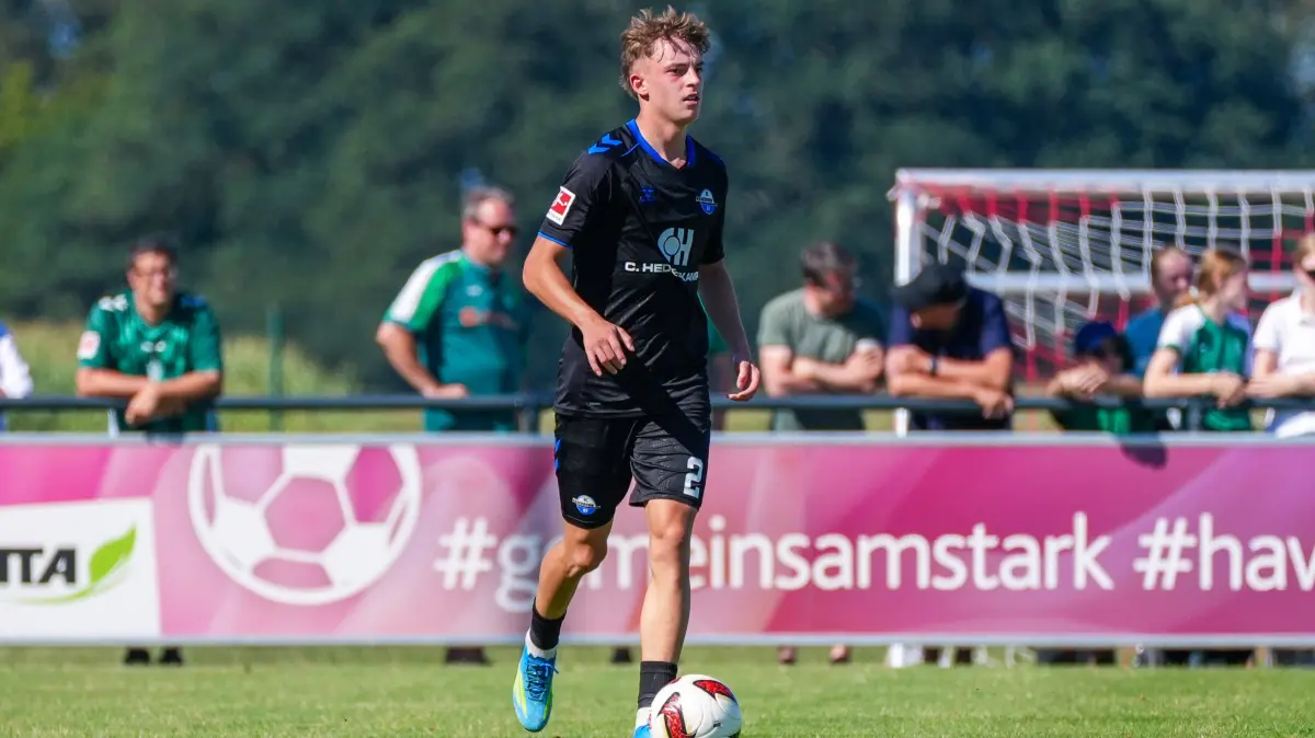 Ruben Müller wartet noch auf sein Bundesliga-Debüt für den SC Paderborn.