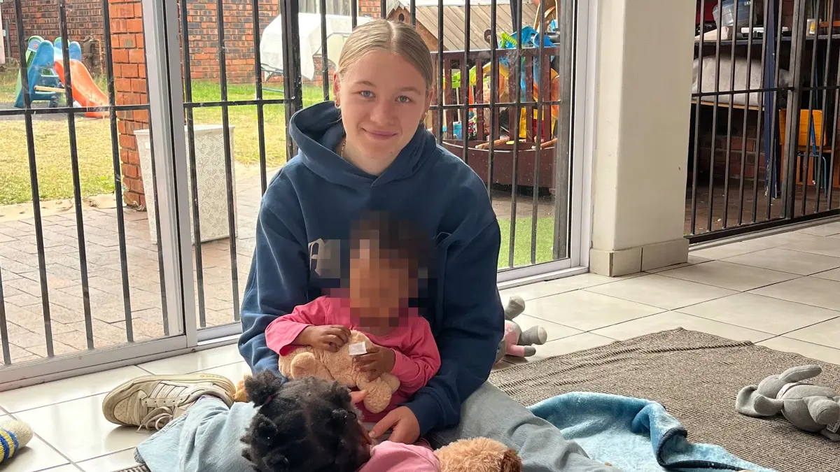 Angelina Jost hat in Südafrika in einem Kinderheim gearbeitet.