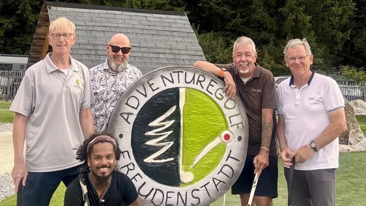 von links Georg Peters, Michael Williams, Dietmar Erlach, Uwe Joel, Rüdiger Schmiedel