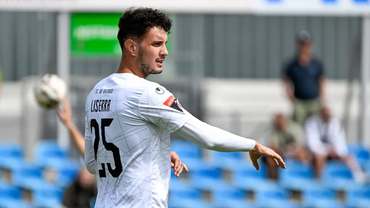 Portrait, Freisteller, Fabio Alberico Liserra FC 08 Villingen, 25, 1.CfR Pforzheim - FC 08 Villingen, Fussball, Oberliga Baden - Wuerttemberg, 3. Spieltag, 2025/2026, 23.08.2025,, Foto:Eibner-Pressefoto/Bernd Leitner 1.CfR Pforzheim - FC 08 Villingen, Fussball, Oberliga Baden - Wuerttemberg, 3. Spieltag, 2025/2026, 23.08.2025, Pforzheim *** Portrait, cropped image, Fabio Alberico Liserra FC 08 Villingen, 25 , 1 CfR Pforzheim FC 08 Villingen, Football, Oberliga Baden Wuerttemberg, 3 Matchday, 2025 2026, 23 08 2025,, Photo Eibner Pressefoto Bernd Leitner 1 CfR Pforzheim FC 08 Villingen, Football, Oberliga Baden Wuerttemberg, 3 Matchday, 2025 2026, 23 08 2025, Pforzheim Copyright: xEibner-Pressefoto/BerndxLeitnerx EP_BLR