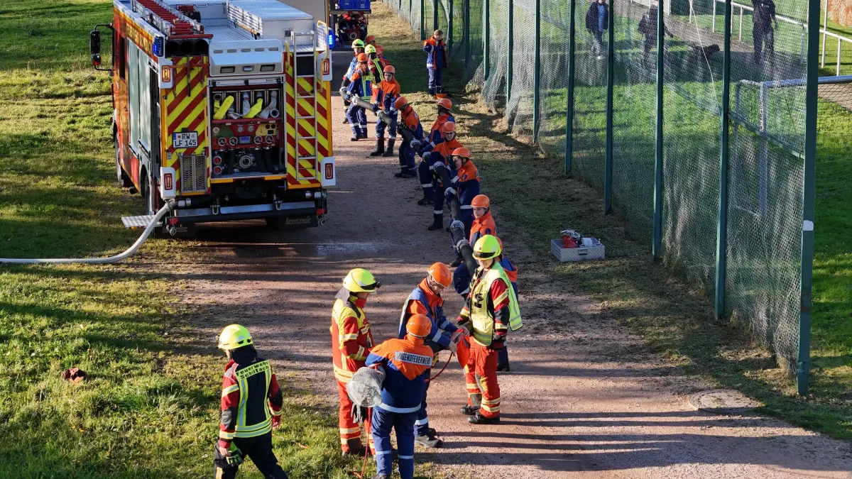 Jugendfeuerwehr Übung