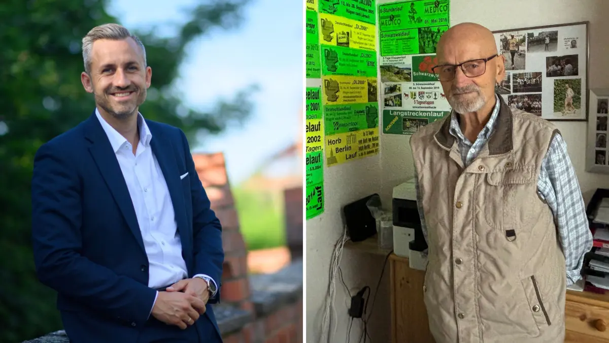 Haben beide Wurzeln in Tangermünde: Ulrich Siegmund (links) und Ingo Schulze.