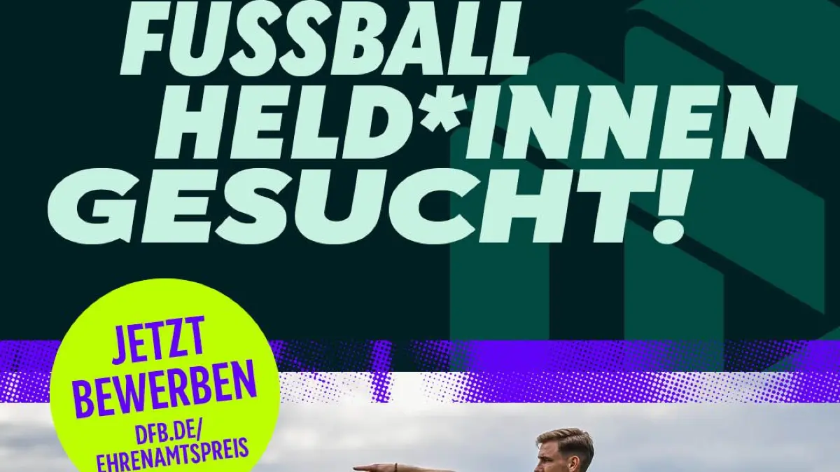 Der Württembergische Fußballverband (WFV) sucht deshalb auch in diesem Jahr wieder seine „Fußballhelden“. Seit dem 1. September läuft die Bewerbungsphase für den DFB-Ehrenamtsförderpreis, der sich speziell an junge Ehrenamtliche im Alter von 18 bis 30 Jahren richtet.