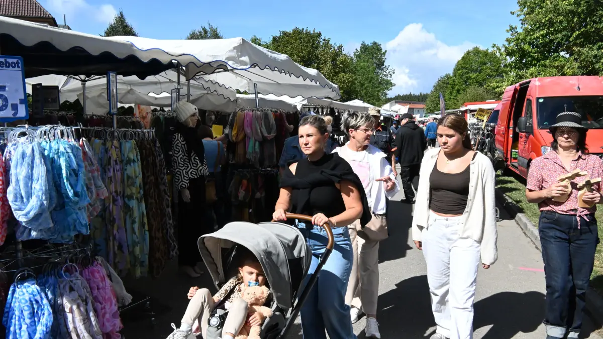 Der Heiligenbronner Zwetschgenmarkt zog zahlreiche Besucher an.