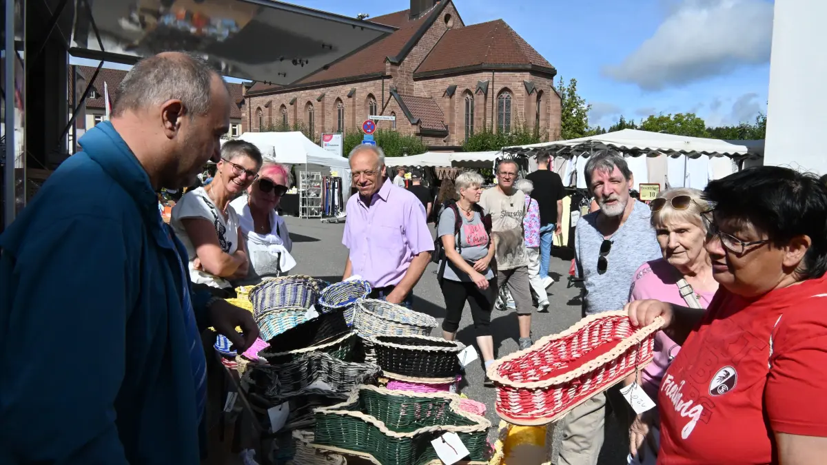 Der Heiligenbronner Zwetschgenmarkt zog zahlreiche Besucher an.