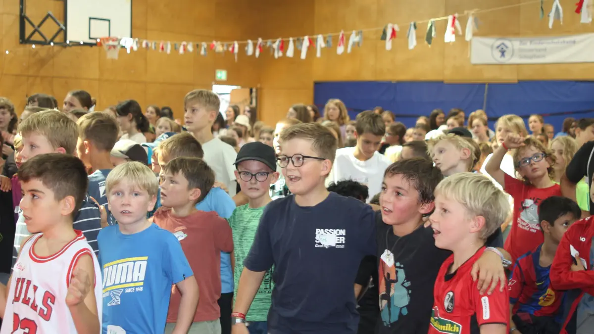 675 Kinder waren am Montag im Kinder-Ferien-Club Steinen zu Gast. Das laut den Veranstaltern größte kostenlose Sommerferienangebot in der Region erfreut sich seit Jahren ungebrochener Beliebtheit.