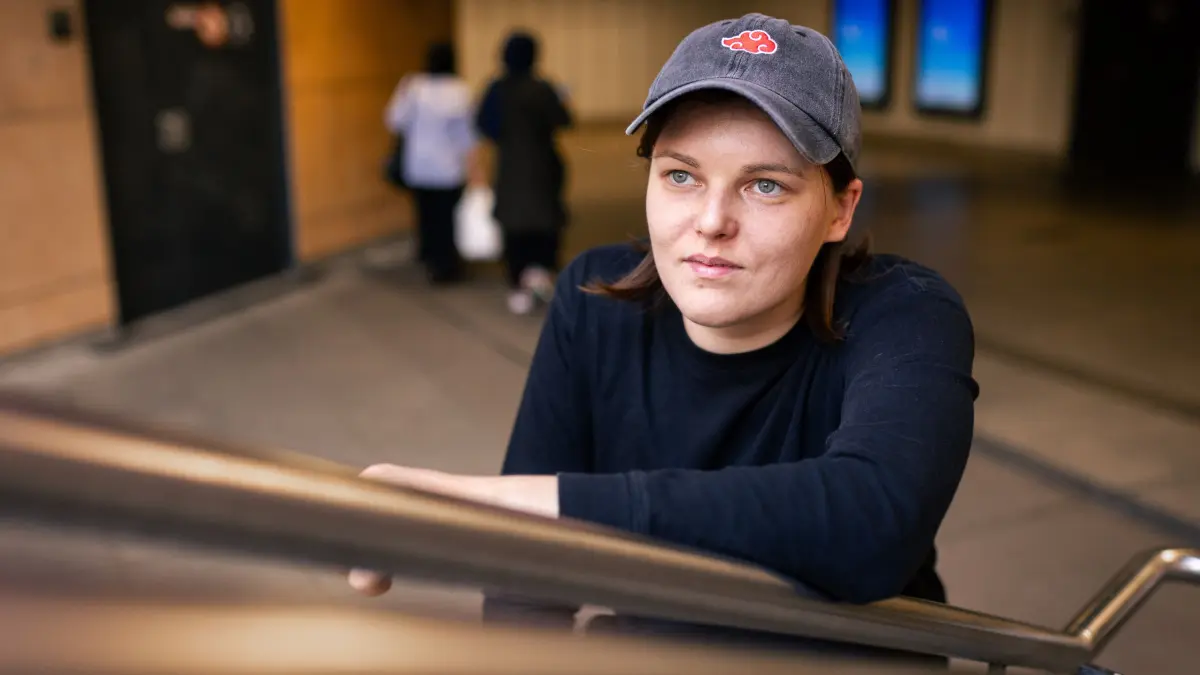 Porträt von Laima Priedite, die als DJ Laima Adelaide auflegt: Stuttgart, Baden-Württemberg, 07.09.2026:
Porträt von Laima Priedite am Marienplatz, die als DJ Laima Adelaide auflegt.
Notiz: No model release. Kein Einverständnis für Werbung, keine Weitergabe an Dritte.