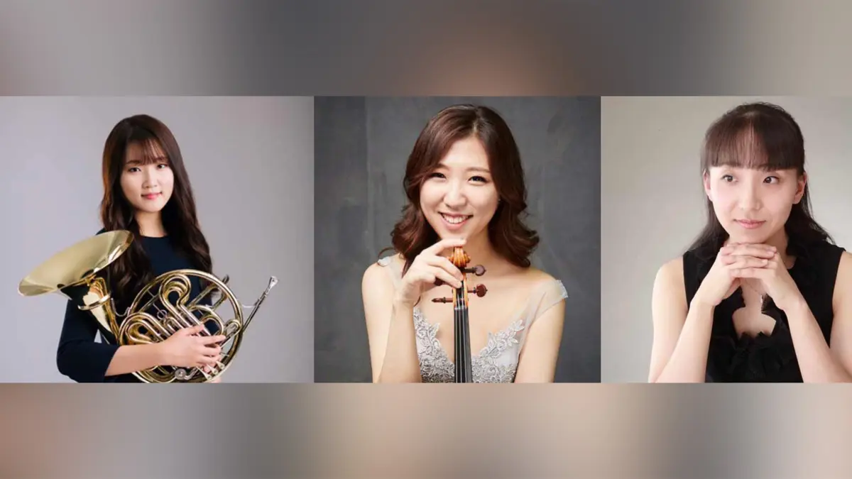 Haeree Yoo, Grace Lee und Akiko Nikami.