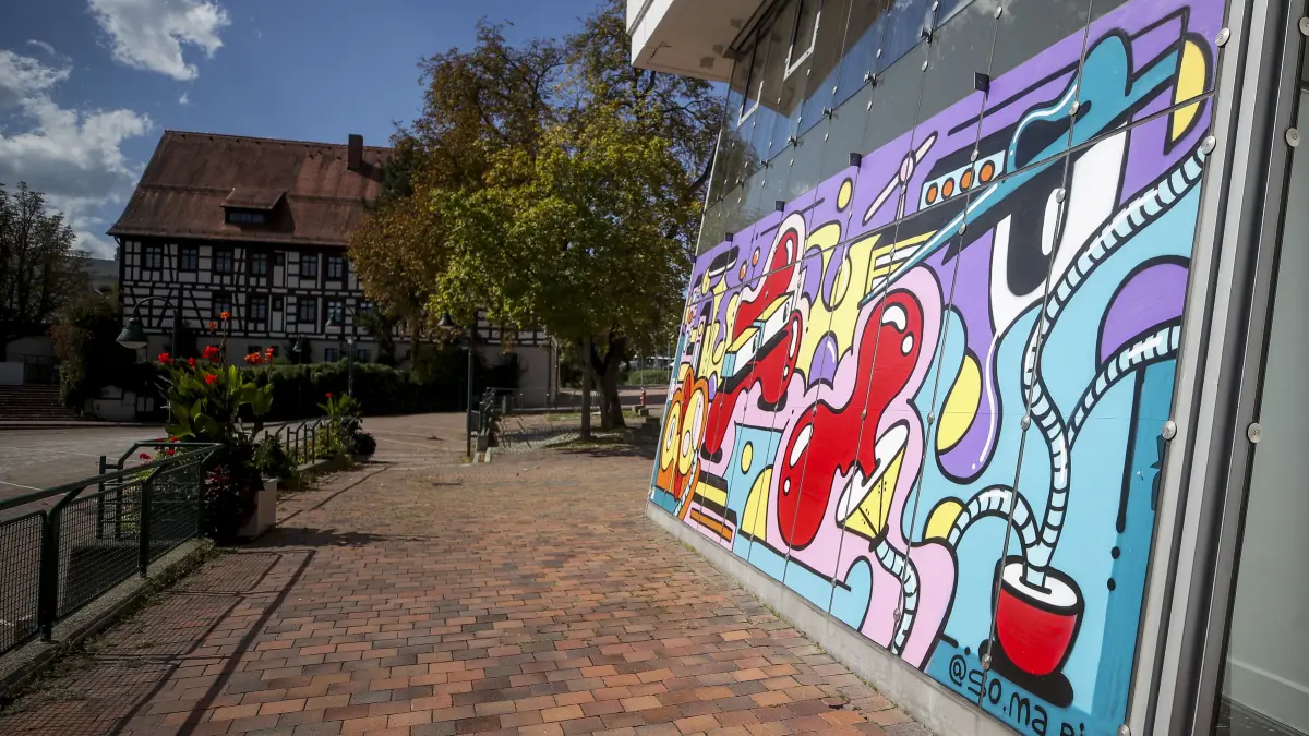 Street-Art Art in Town Schwenningen