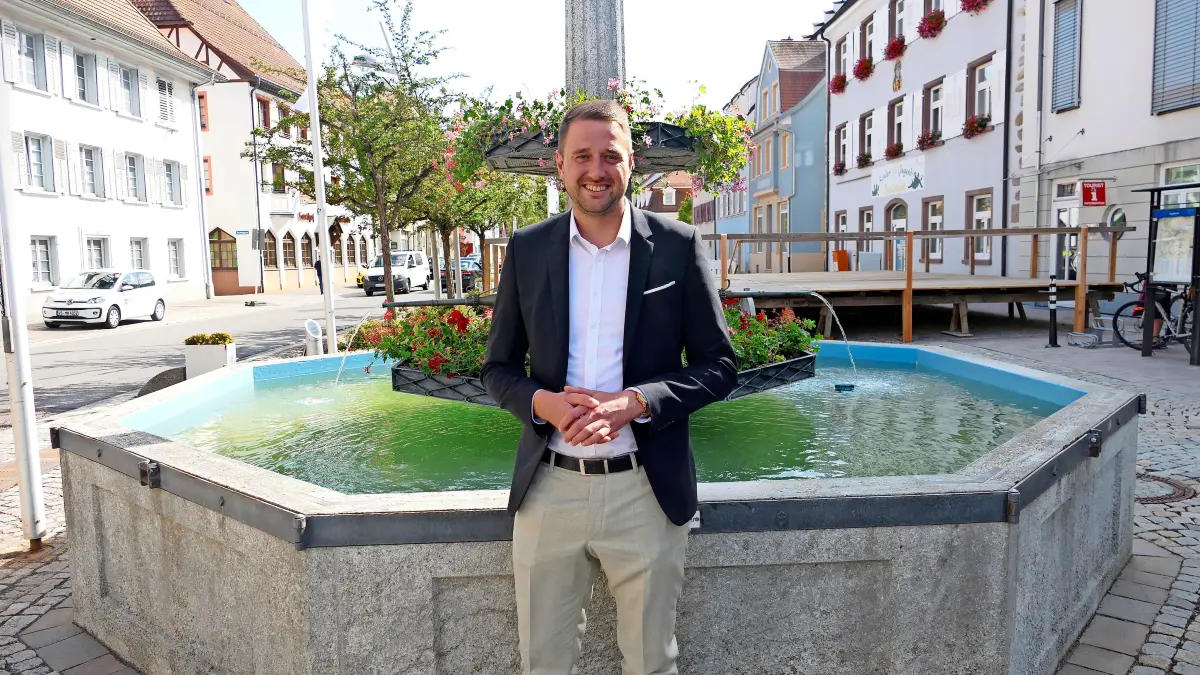 Bürgermeister Patrick Haas.
