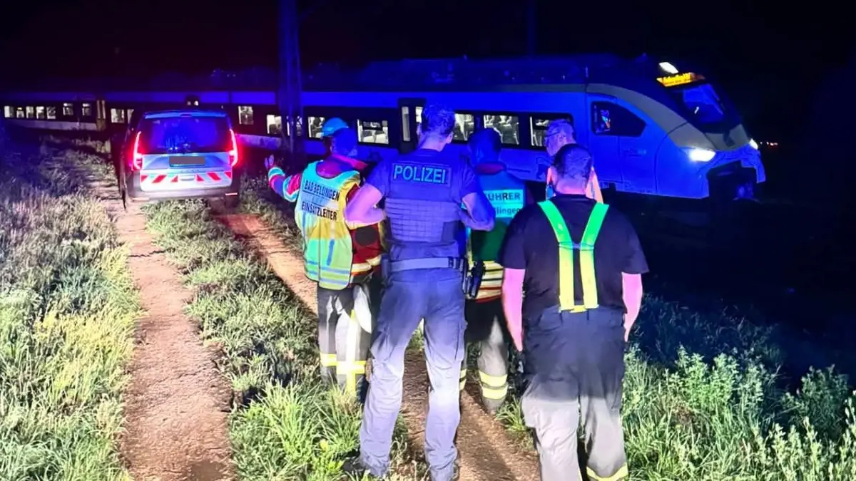 Die Feuerwehr Bad Bellingen war am Dienstagabend im Einsatz.