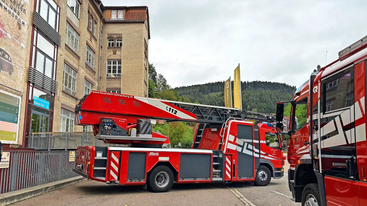 Mit mehreren Fahrzeugen ging es ins Auto- und Uhrenmuseum.