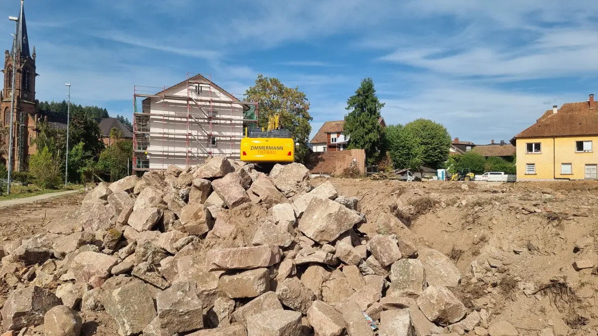 Im "Kohlengässle" rollen seit vergangener Woche die Bagger.