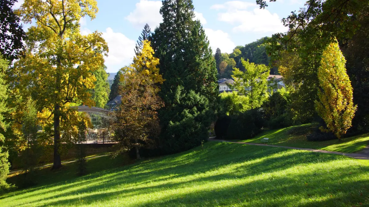 Im Kur- und Schlosspark Badenweiler wird ein neuer Rundgang angeboten.