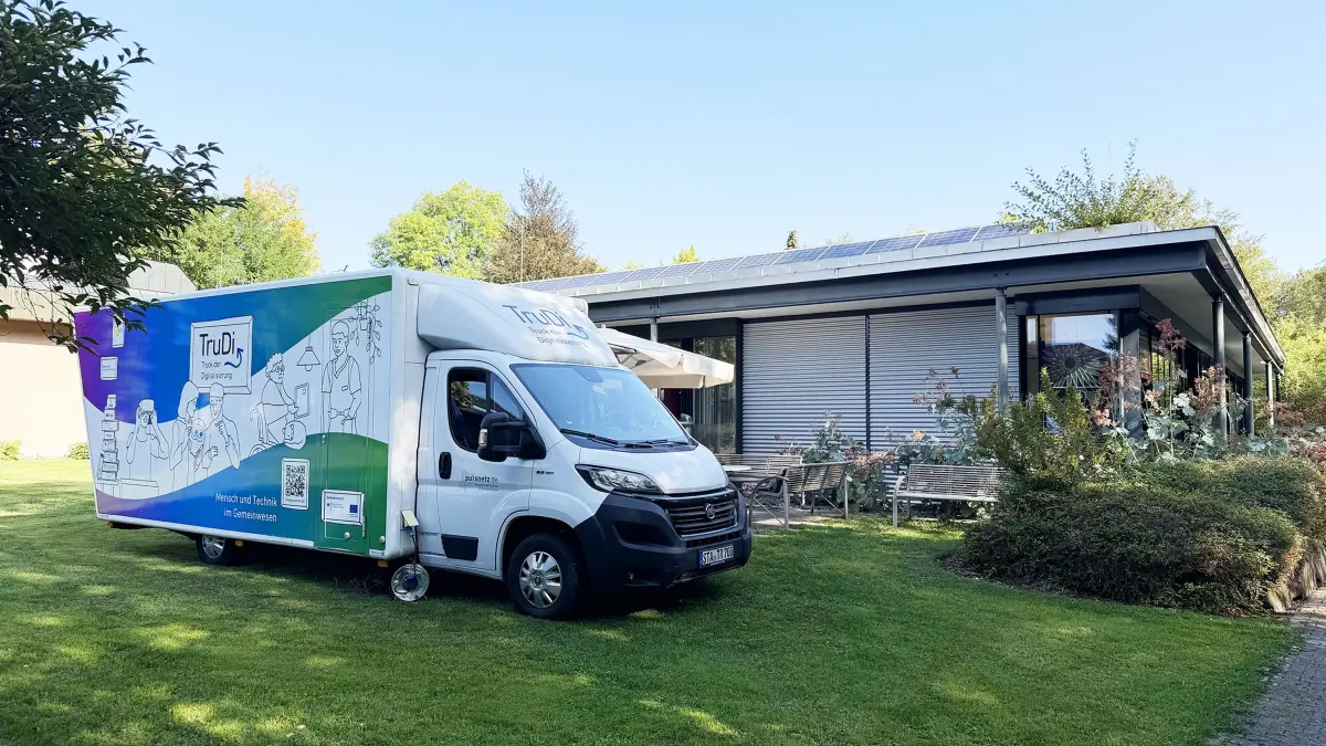 Der TruDi-Truck besuchte das Vinzenz von Paul Hospital.