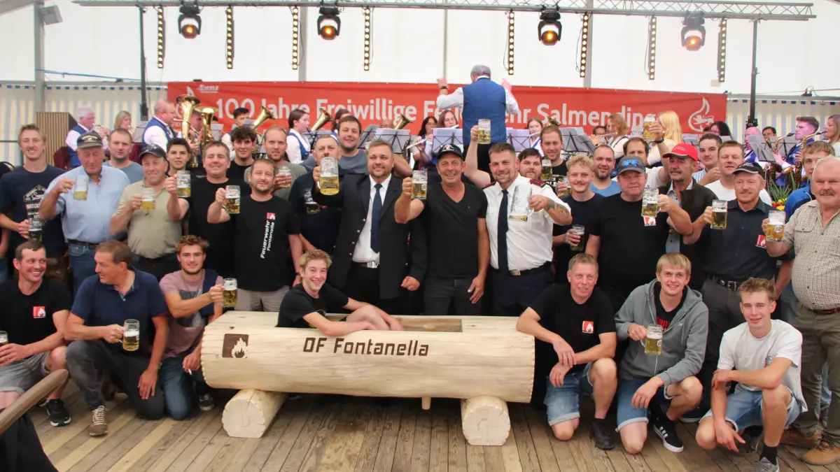 Feuerwehrjubiläum 100 Jahre Salmendingen