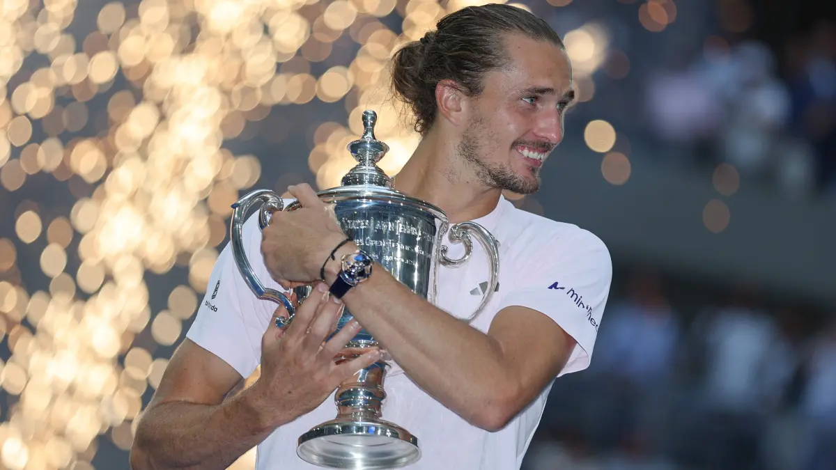 Tennis: Alexander Zverev gewinnt das Finale der US Open 2026: Tennis - Us open 2026 - ITF - New York - Final Alexander Zverev Allemagne remporte le titre en battant Ben Shelton Usa - Photo : CC/Psnewz / Psnewz/ SIPA /00331491_0033/Credit:PSNEWZ/SIPA/2609141405 / action press