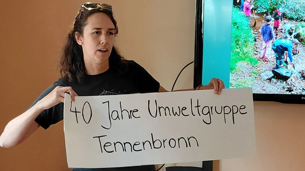 Die Vorsitzendeder BUND-Ortsgruppe Schramberg Sarah Hujer begrüßte die Gäste im Heimathaus
