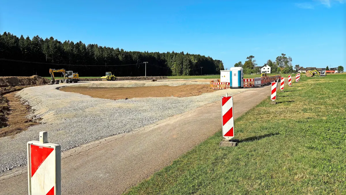 Mit den Erschließungsarbeiten hat die Großbaustelle bereits begonnen.