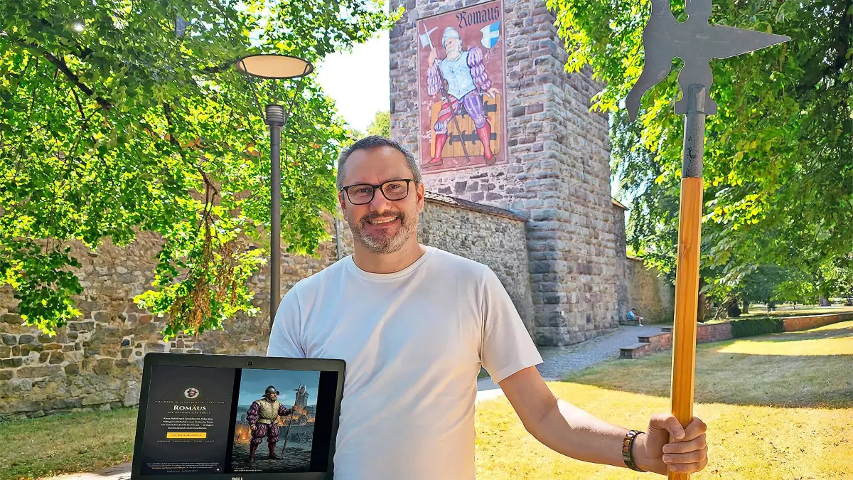 Der Villinger Lokalheld Romäus feiert visualisierte Wiederauferstehung in einem von Dietmar Engler entwickelten Videospiel zu dessen Lebensspuren.