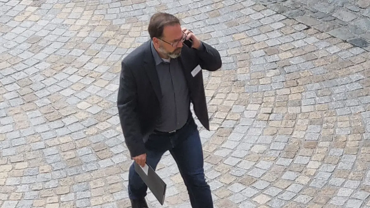 Immer in Rottweil unterwegs: Stadtpressesprecher Tobias Hermann (Archivbild).