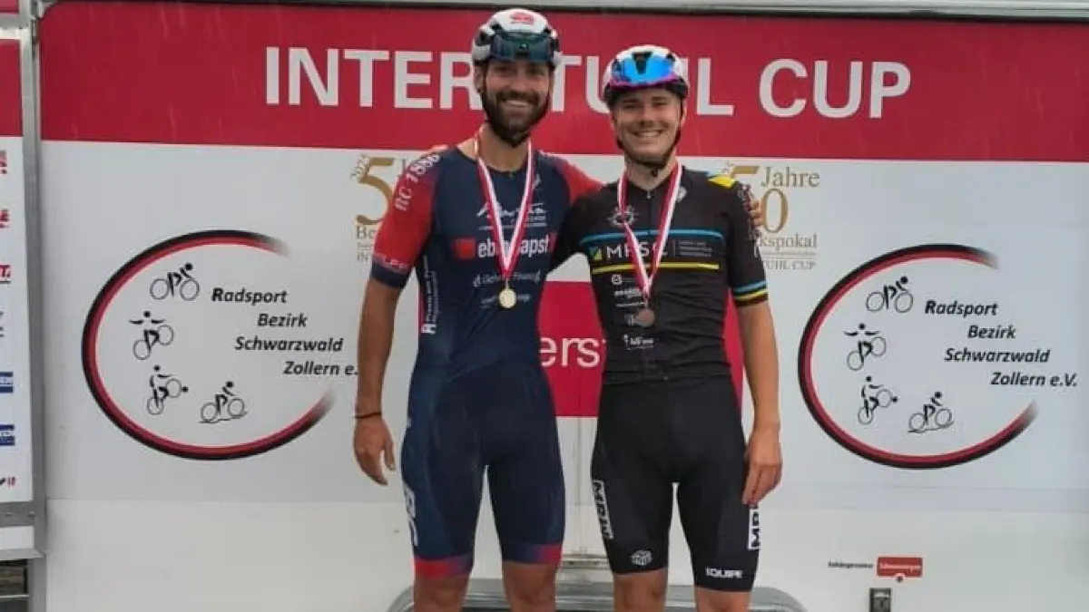 Sebastian Mick stand bei den Amateuren mit Moritz Eisele (3. MRSC Ottenbach) auf dem Podest.