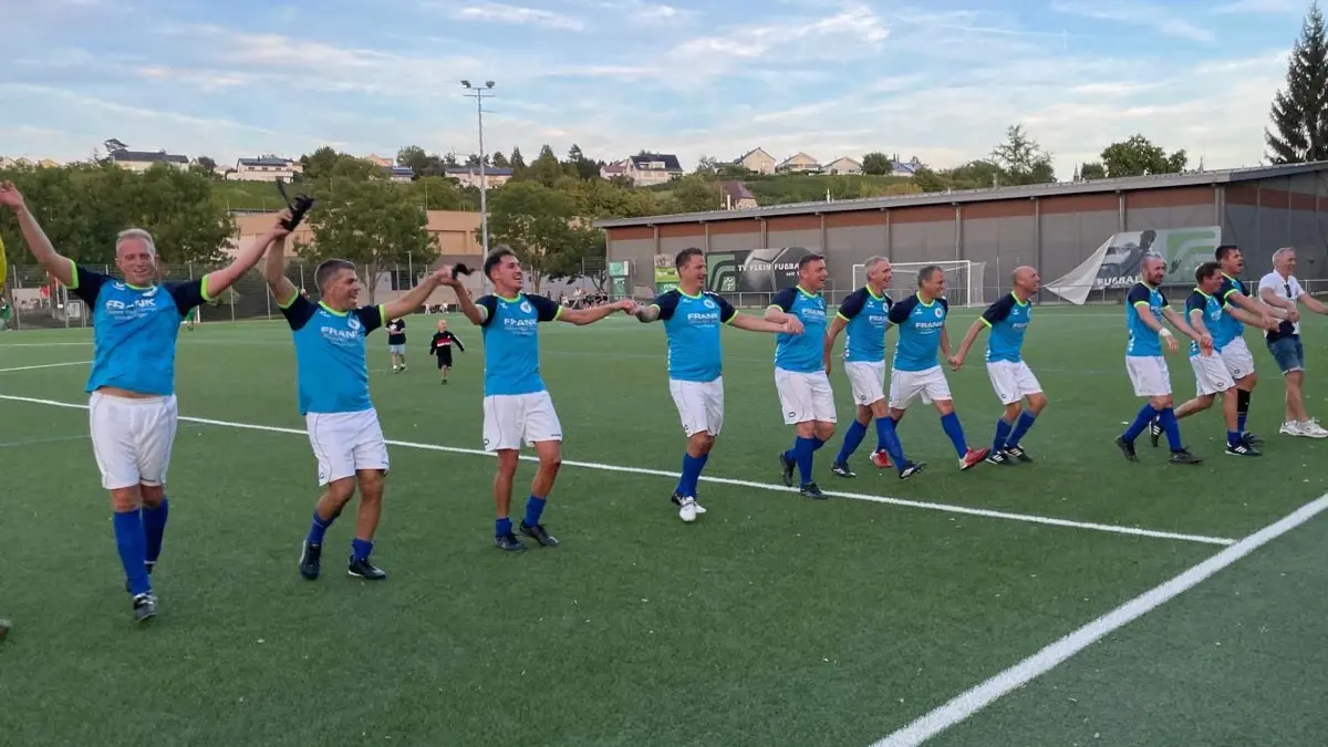 Nach Abpfiff durfte beim SV Baisingen gejubelt werden.
