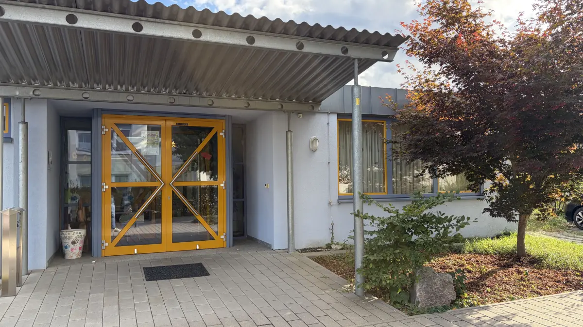Der Eingang zum Kinderhaus St. Martini in Nordstetten.