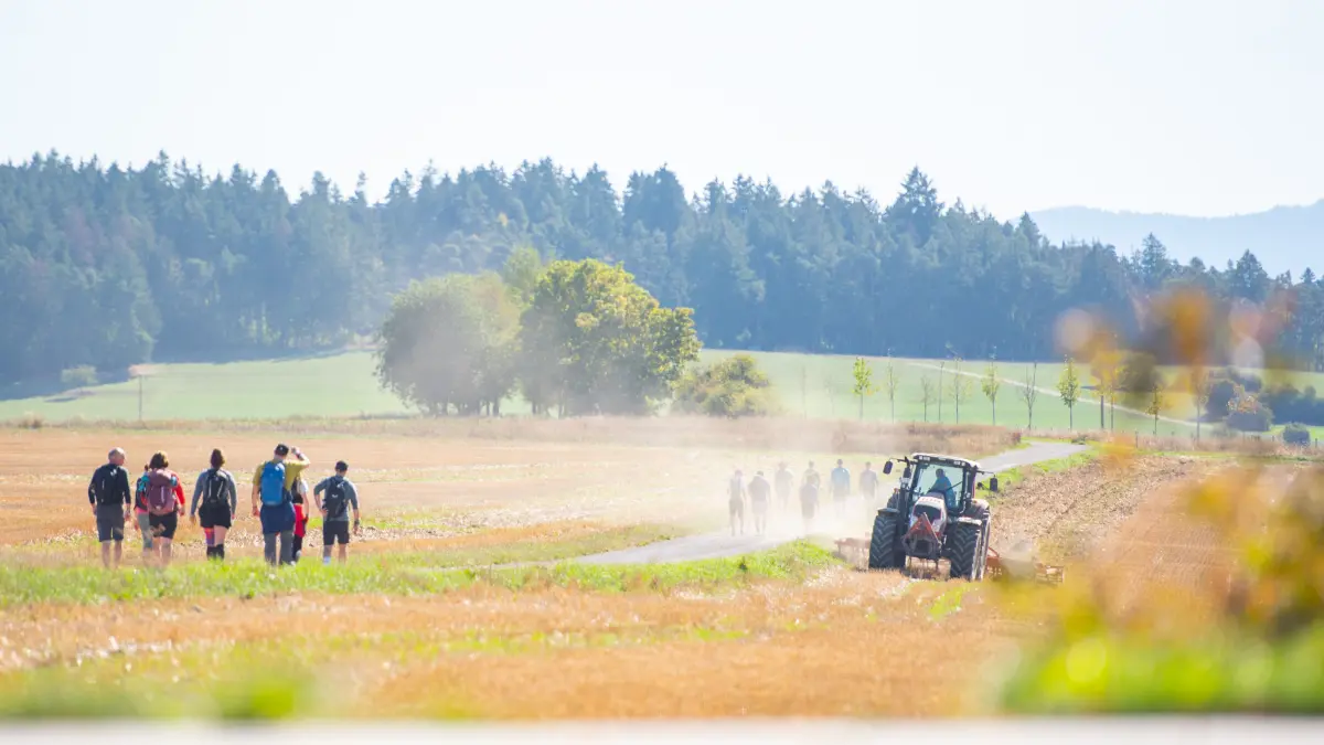 Gelungene Premiere für den Eschach-Wandermarathon.