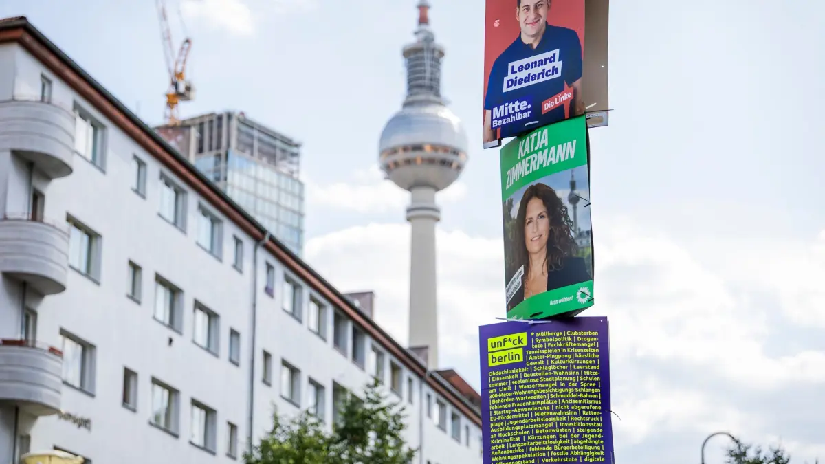 Wahlkampf zur Abgeordnetenhauswahl in Berlin