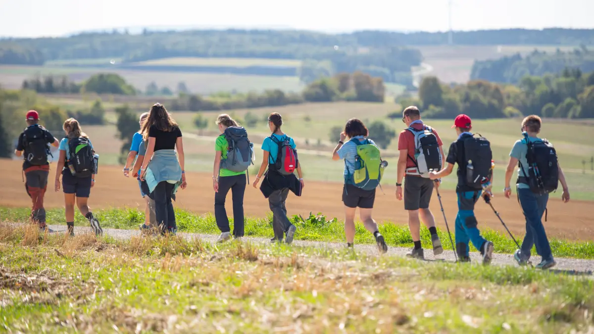 Gelungene Premiere für den Eschach-Wandermarathon.