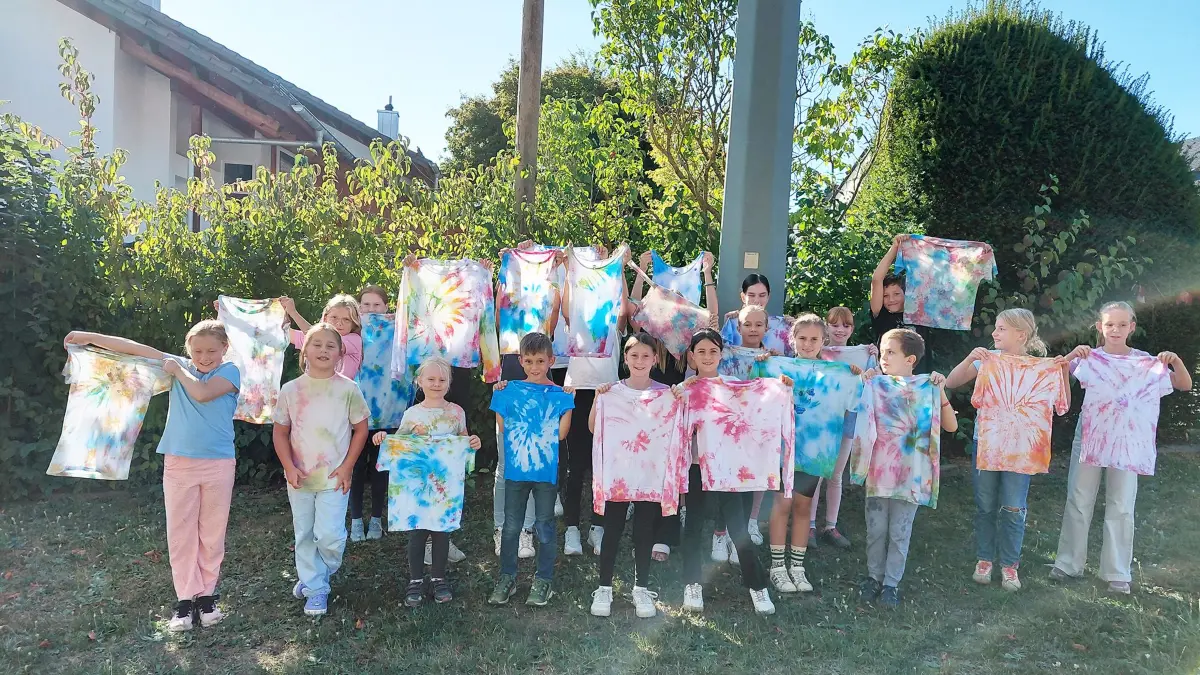 Kinderferienprogramm des Radfahrvereins Germania Herrenzimmern.