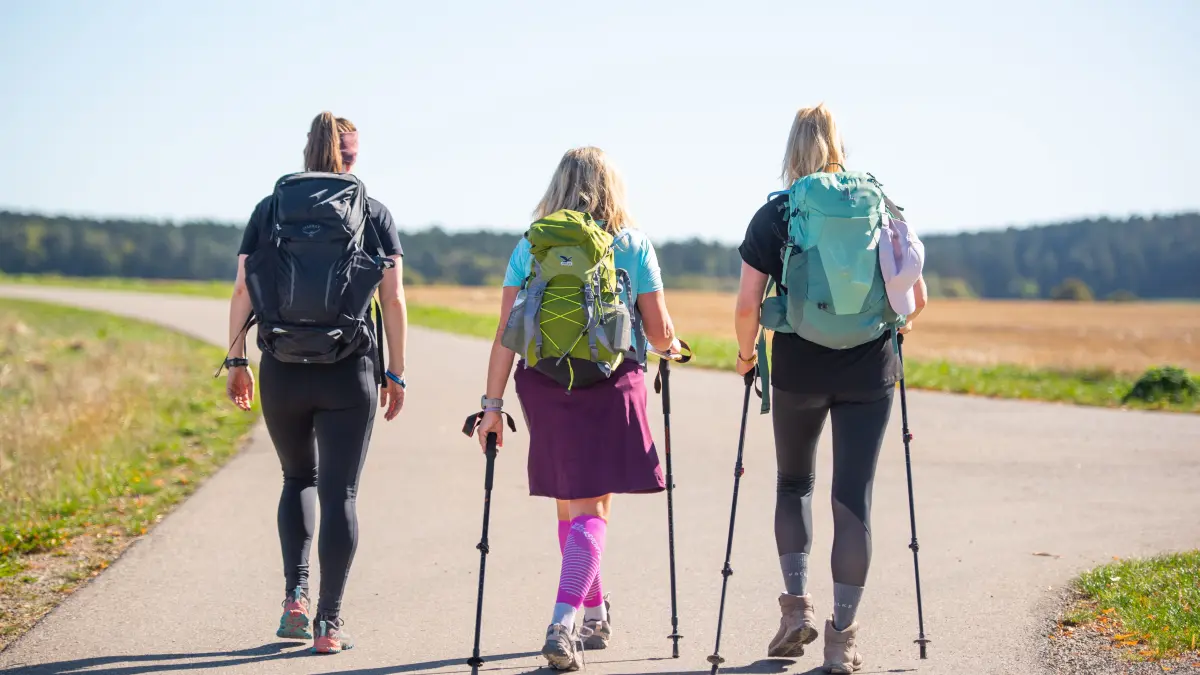 Gelungene Premiere für den Eschach-Wandermarathon.