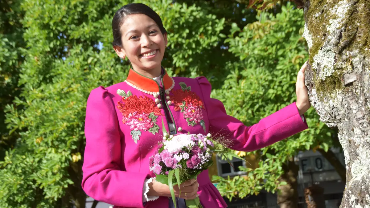 Nayana Haas ist in diesem Jahr das Gesicht des Lahrer Blumen- und Kulturfestivals.