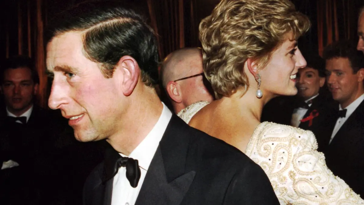 Der damalige Prinz Charles und Diana