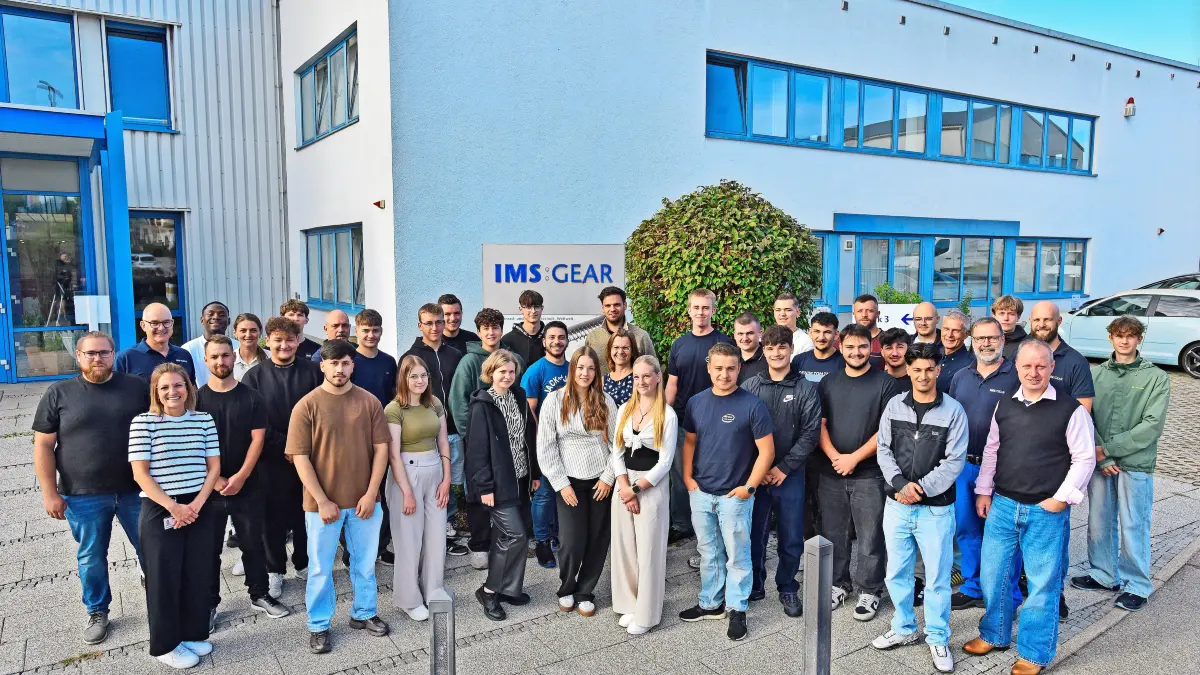 Mit Beginn des neuen Ausbildungsjahres sind 27 junge Menschen bei IMS Gear ins Berufsleben durchgestartet.