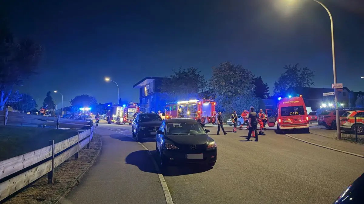 Brand in Balingen-Frommern