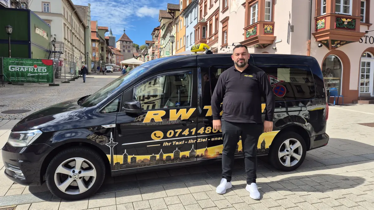 Shaban Shabani hat das Unternehmen "RW Taxi" gegründet.