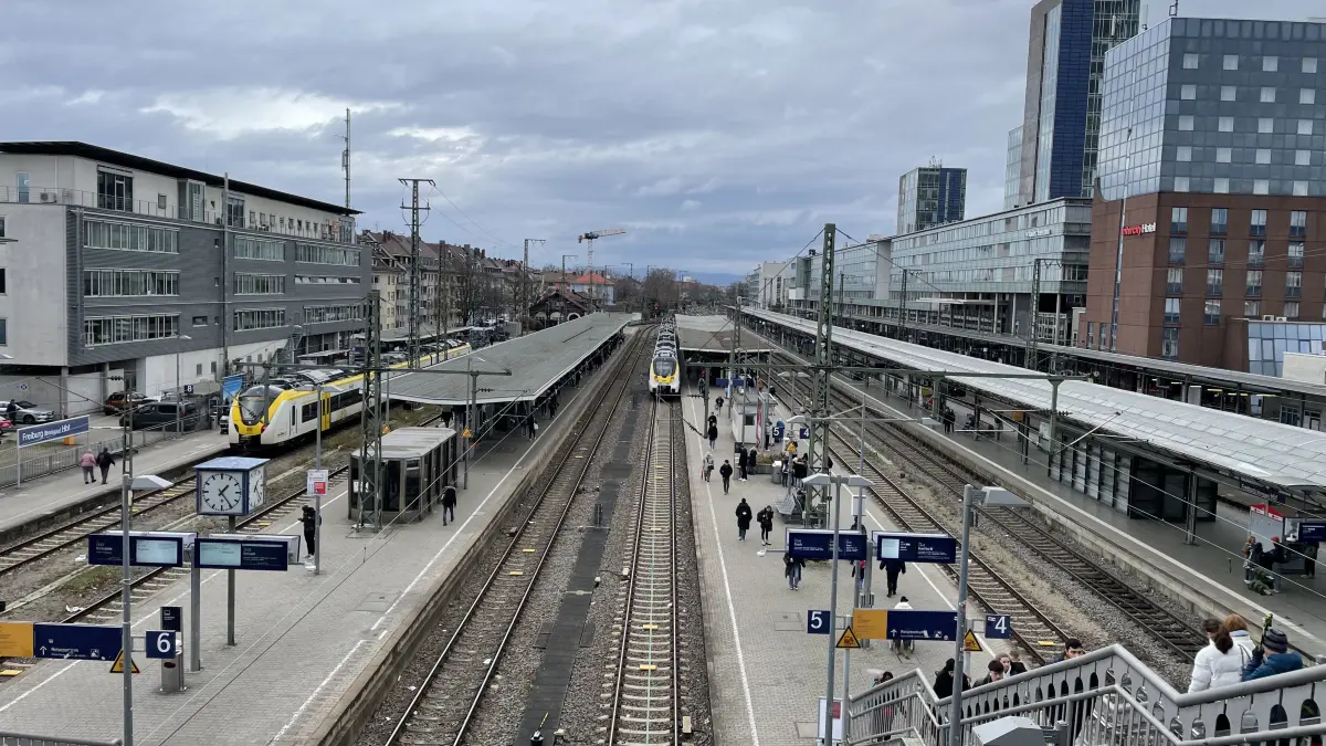 Der nördliche Teil des Freiburger Hauptbahnhofs wird barrierefrei ausgebaut.