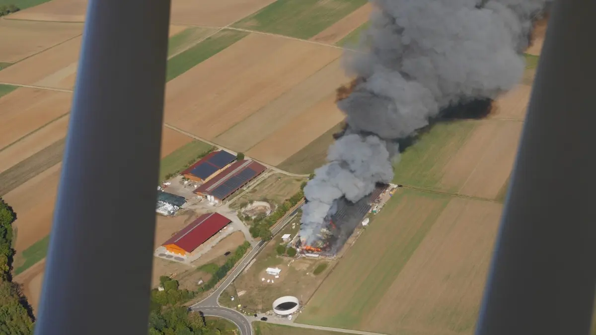 Bei einem Rundflug Richtung Hohenzollern entstand diese Aufnahme.